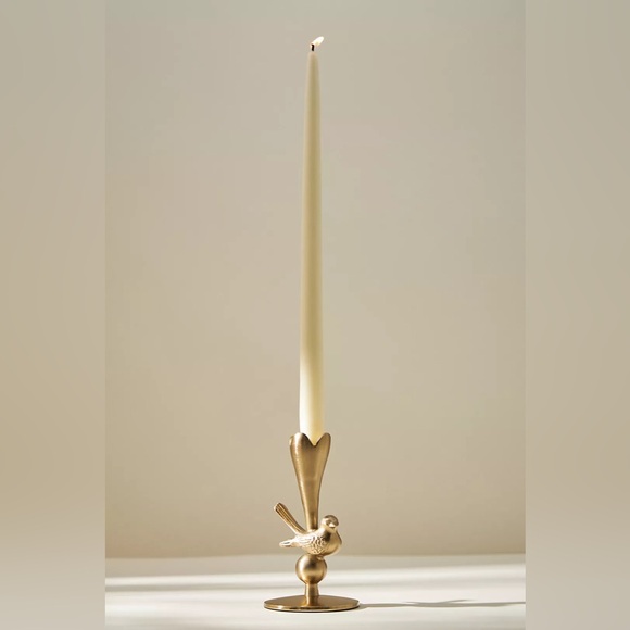 SET OF TWO Anthropologie Marizia Sparrow Candle Holder - Picture 2 of 13
